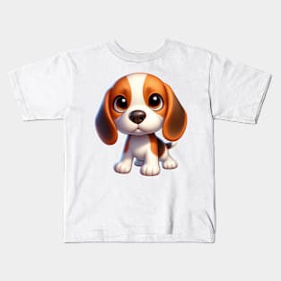 Cute Beagle Kids T-Shirt